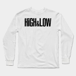 High and low - oyakohkoh backside Long Sleeve T-Shirt